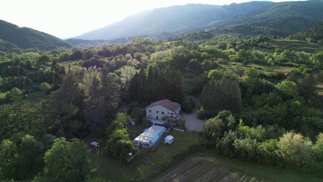 Villa Les Martinets-Piscine-Jacuzzi-Voie Verte-Gorges D'Heric-Massif Du Caroux Mons Olargues 34600 Le Poujol-sur-Orb エクステリア 写真